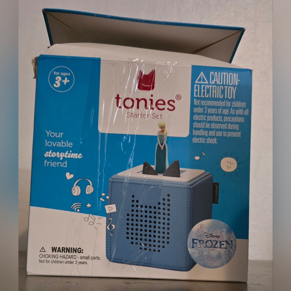 Disney Frozen Toniebox Audio Player Starter Set (New With Open Box)
